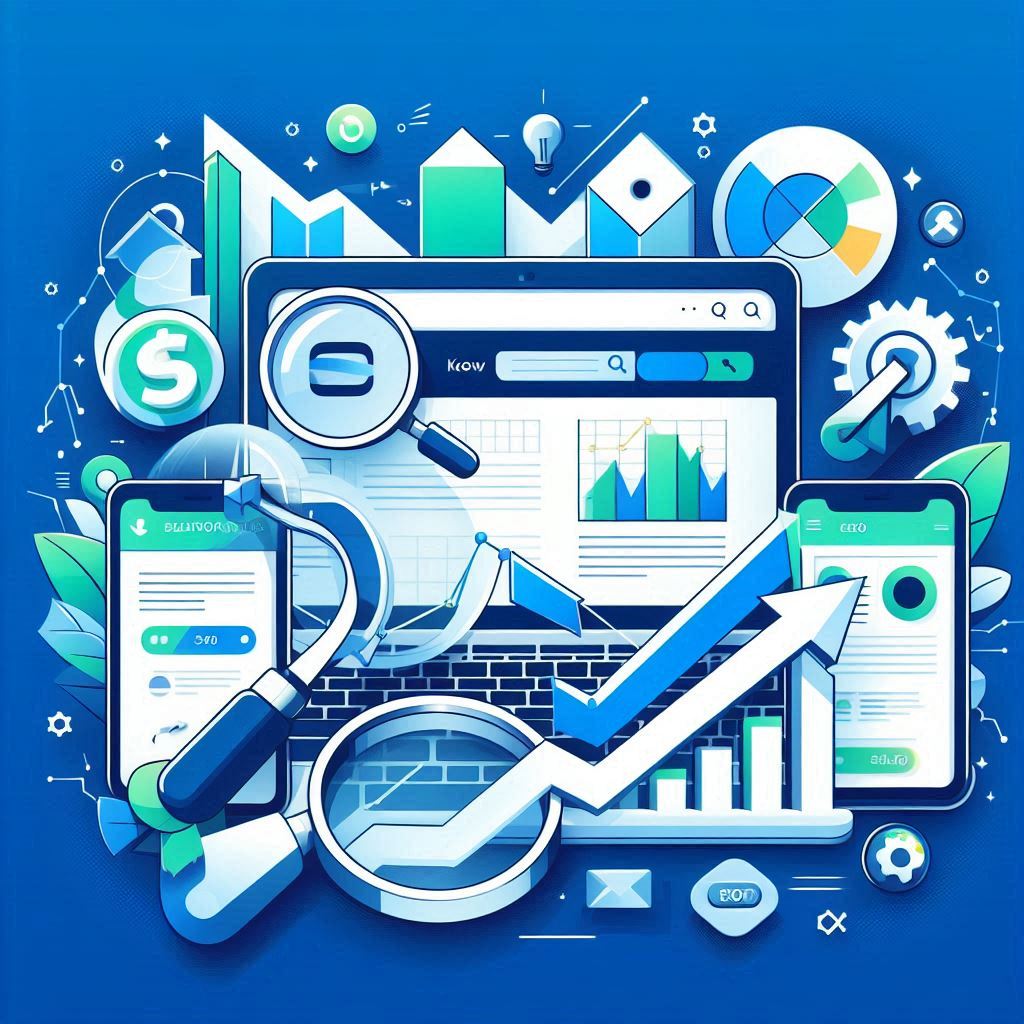 Graph displaying the growth of website traffic and keyword rankings for a client, achieved through expert SEO services provided by Keywordro. Comprehensive SEO services Idaho Falls tailored for maximum online impact.