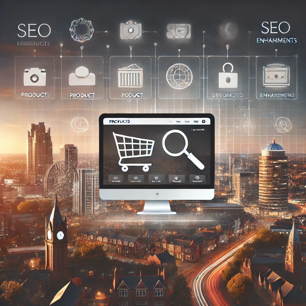 Professional eCommerce SEO services in Birmingham for enhanced product visibility and customer engagement.