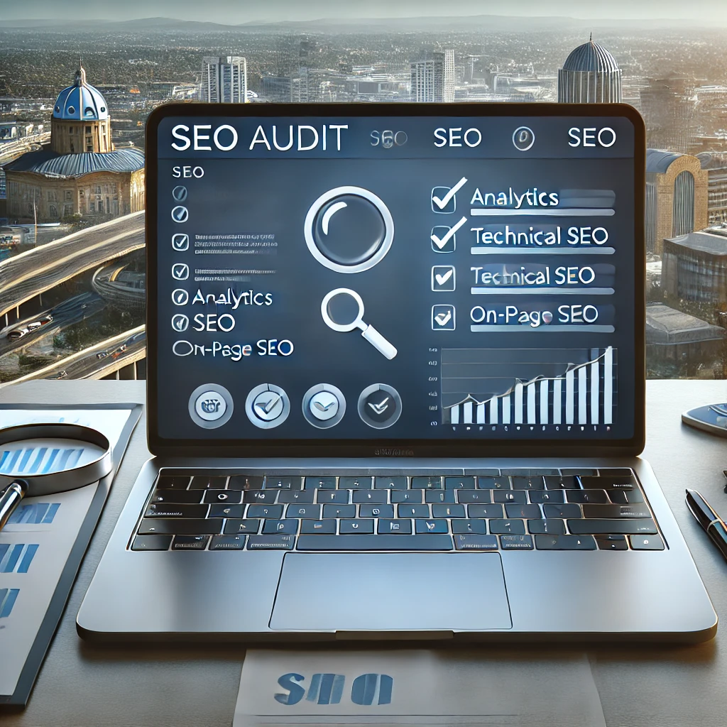 Comprehensive SEO audit services in Birmingham for improved site performance and search rankings.